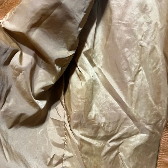 Vintage Sears The Leather Shop Tan Leather Jacket